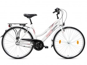 CSEPEL LANDRIDER N3 28-AS NŐI TÚRA KERÉKPÁR FEKETE